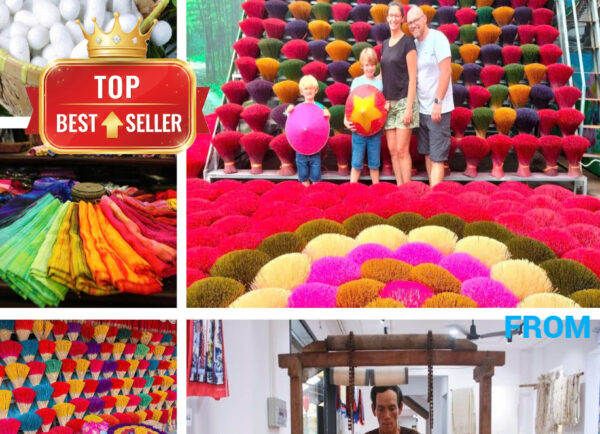 Hanoi Handicraft Wonders-Incense-Silk Village Private Tour