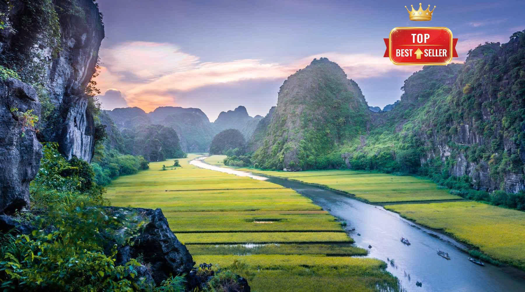 Ninh Binh Luxury Group Tour: Hoa Lu – Tam Coc – Mua Cave