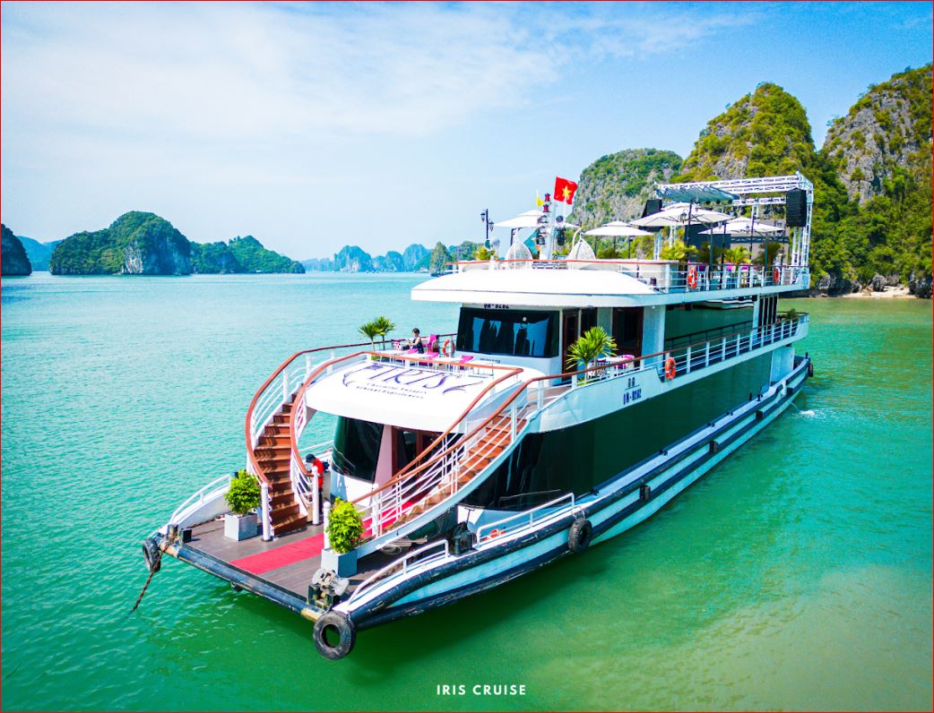 Iris Halong Bay Luxury 8-Hour Cruise: Canapé & Live Music