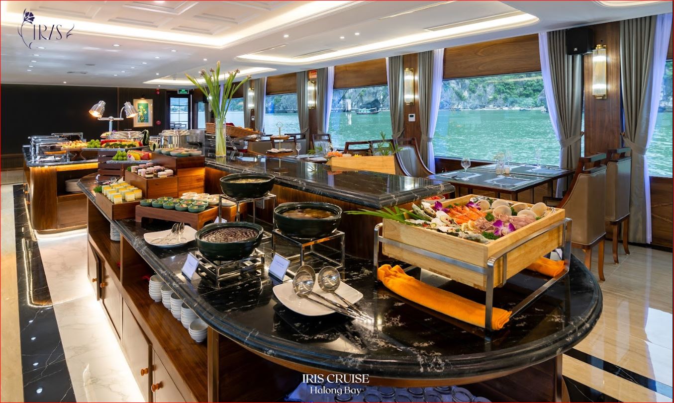 Iris Halong Bay Luxury 8-Hour Cruise: Canapé & Live Music