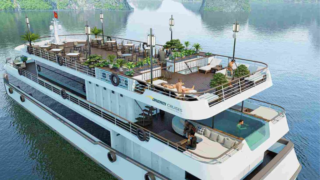 V-Dream Cruise: Luxury 6-Hour Halong Bay & Jacuzzi Tour