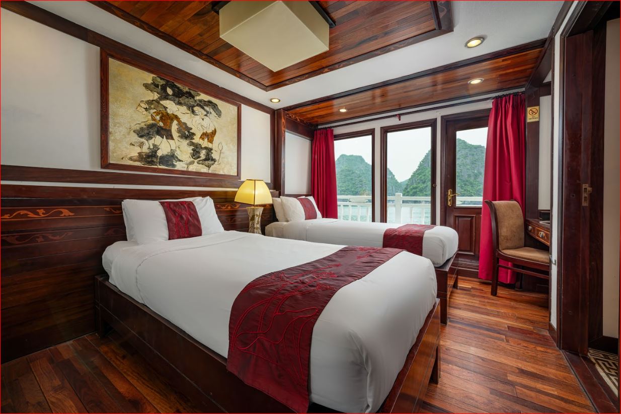 Indochina Sails: 4 Star Luxury Pioneer Ha Long Bay Cruise