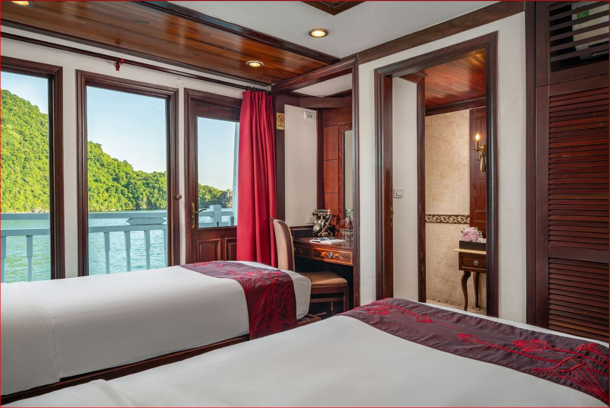 Indochina Sails: 4 Star Luxury Pioneer Ha Long Bay Cruise