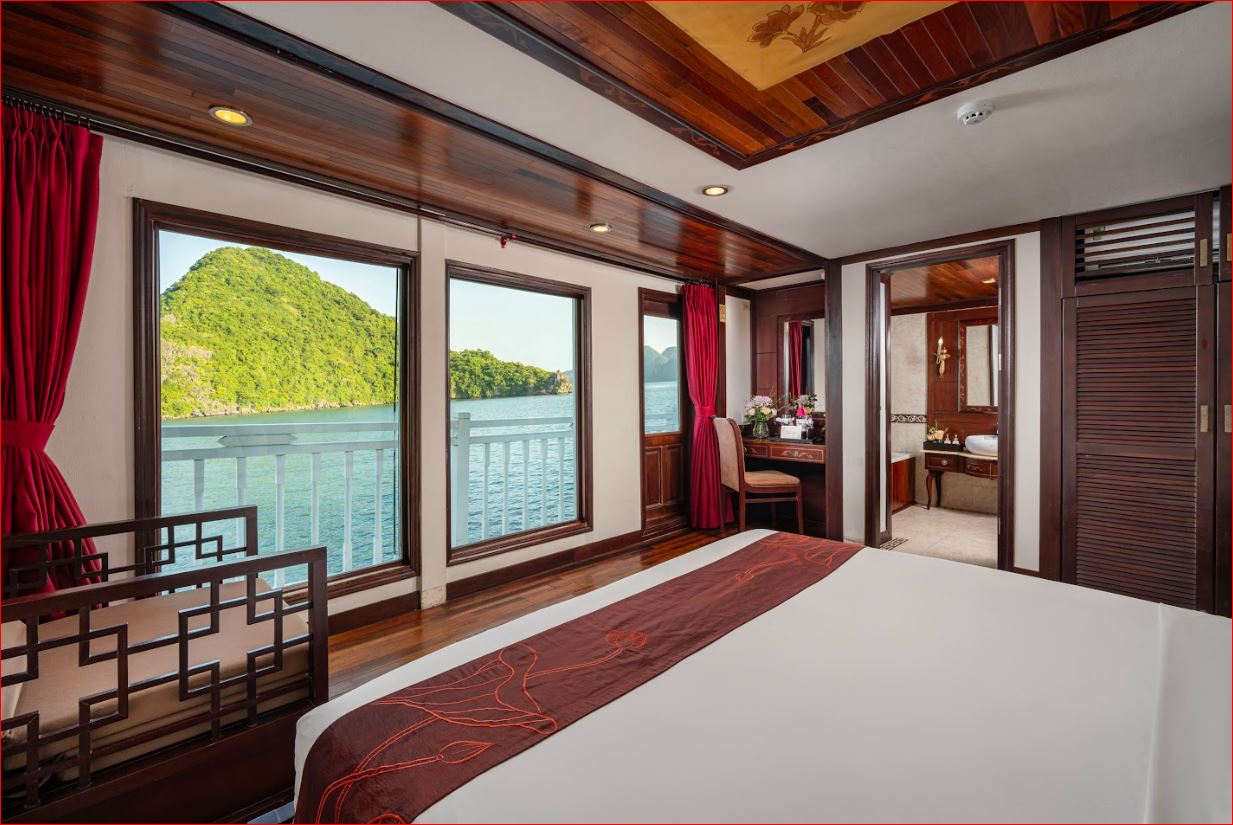 Indochina Sails: 4 Star Luxury Pioneer Ha Long Bay Cruise