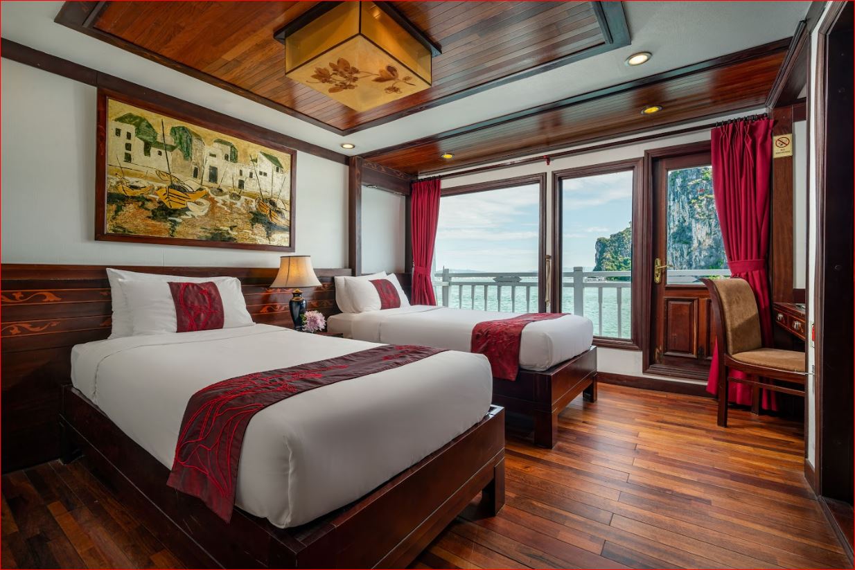 Indochina Sails: 4 Star Luxury Pioneer Ha Long Bay Cruise
