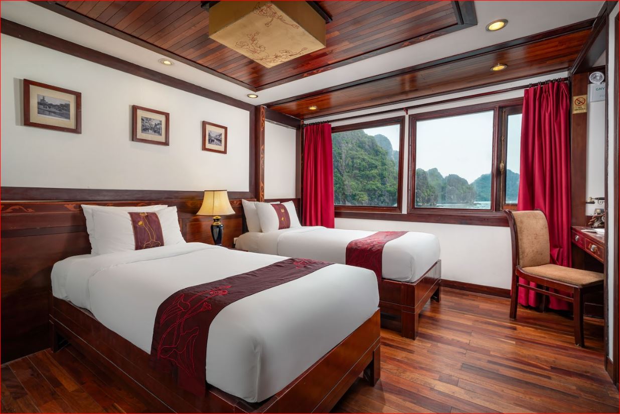 Indochina Sails: 4 Star Luxury Pioneer Ha Long Bay Cruise
