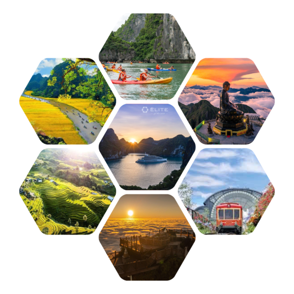 Panoramic highlights of Northern Vietnam scenery and heritage.
